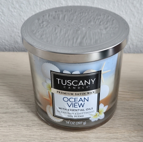 TUSCANY CANDLES • Ocean View • Long-Lasting Scented Jar Candle (14 oz) - Picture 4 of 11